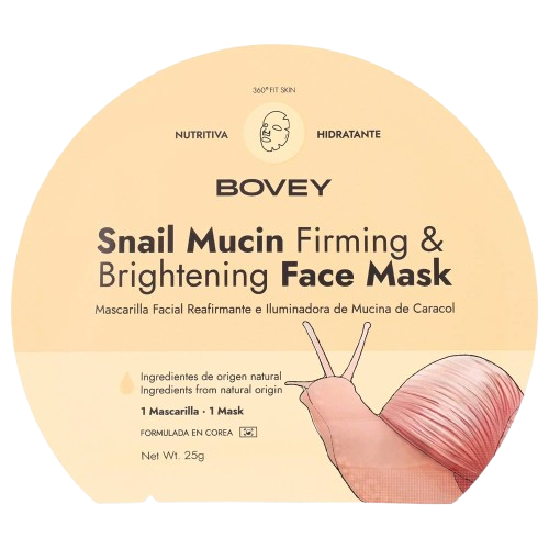 MASCARA FACIAL REAFIRMANTE & ILUMINADORA DE CARACOL