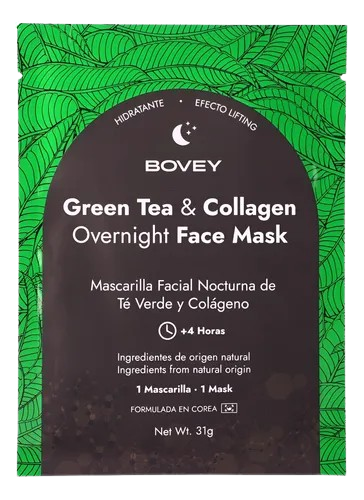 MASCARA FACIAL NOCTURNA TE VERDE Y COLAGENO